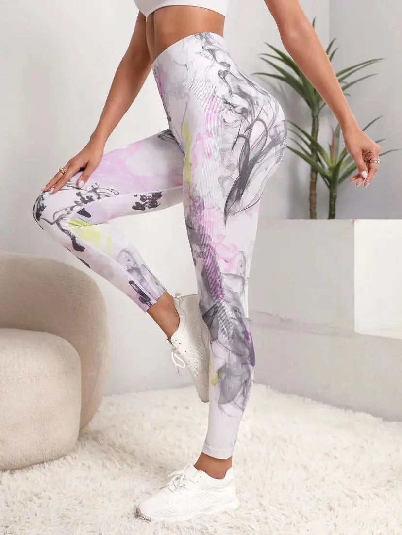 Tie Dye Seamless Leggings