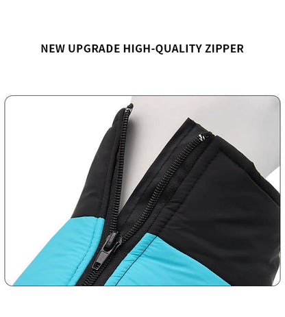 Waterproof Vest Padded Zipper Jacket for Dogs