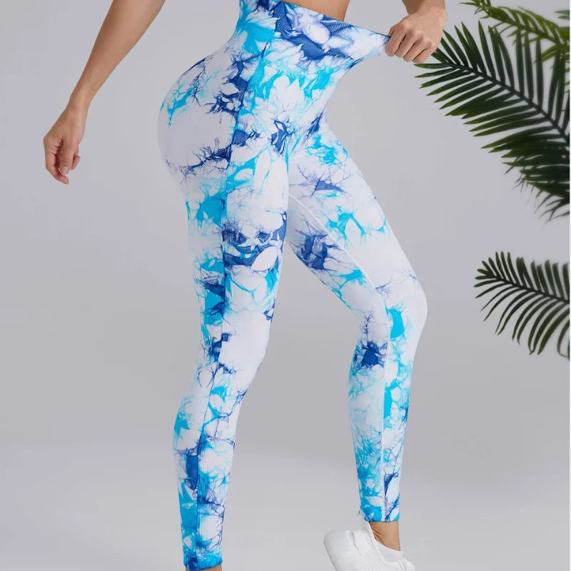 Tie Dye Seamless Leggings