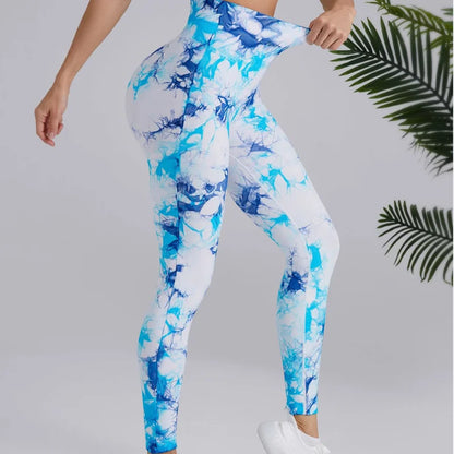 Tie Dye Seamless Leggings