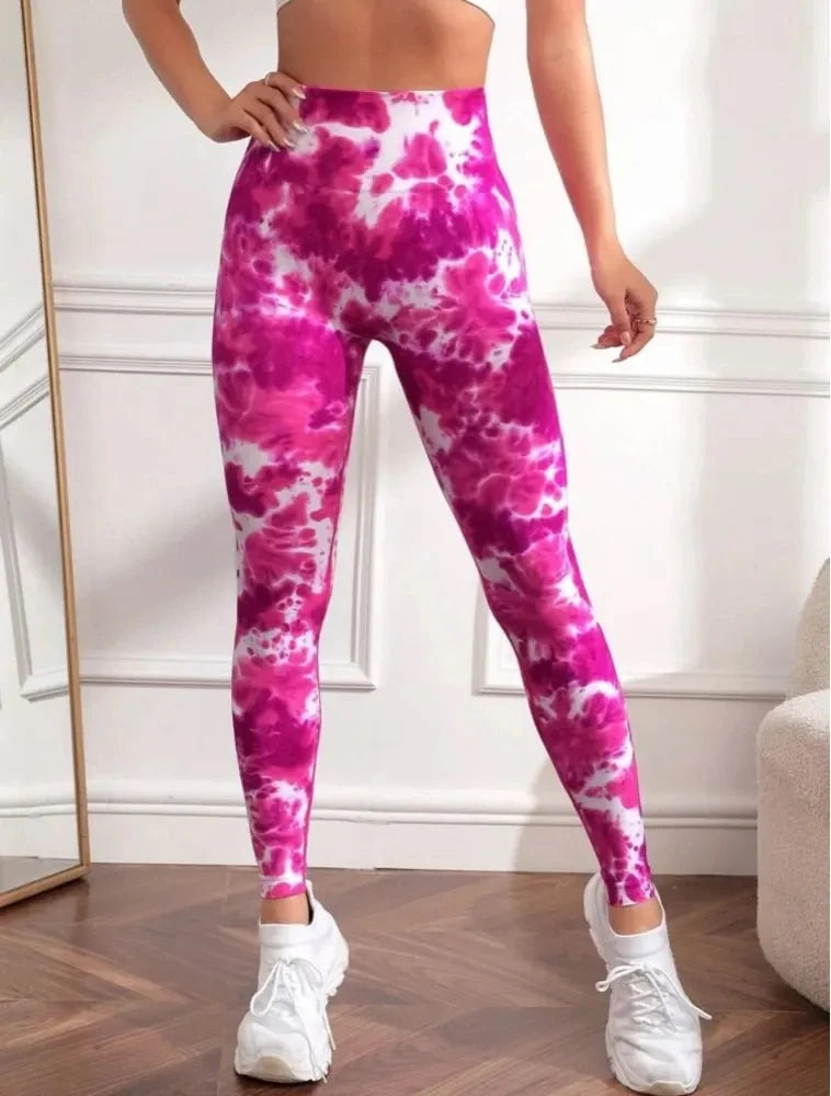 Tie Dye Seamless Leggings