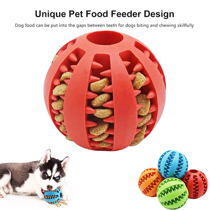 Interactive Rubber Treat Dog Toy