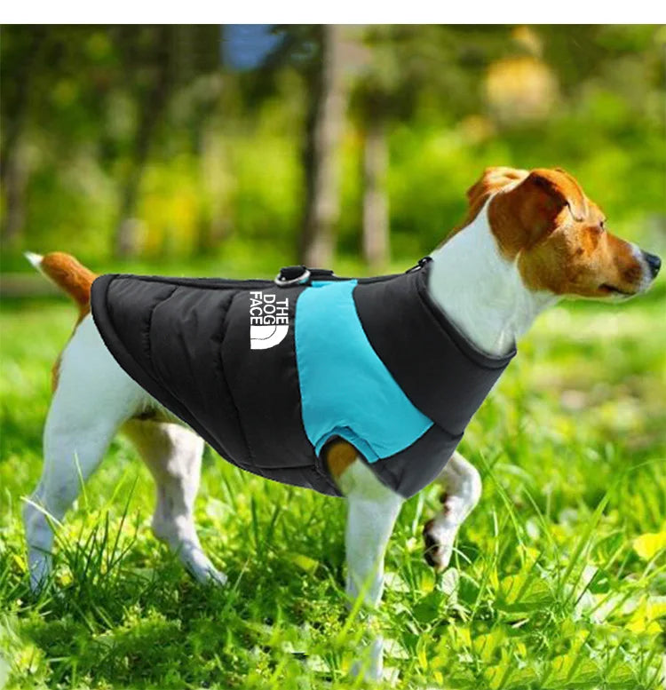 Waterproof Vest Padded Zipper Jacket for Dogs