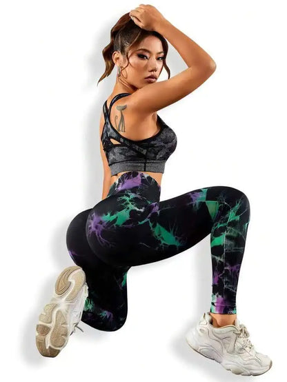 Tie Dye Seamless Leggings