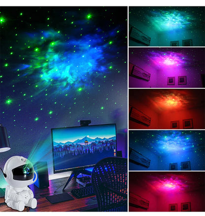 Star Projector Galaxy Night Light Astronaut Space Projector