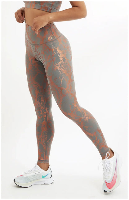 Snakeskin Scrunch Gym Leggings