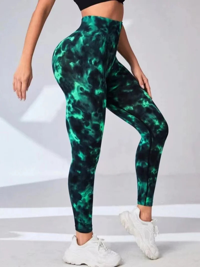 Tie Dye Seamless Leggings