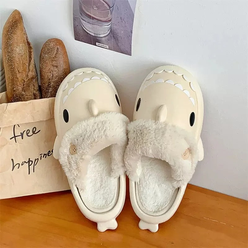 Shark Cotton Slippers